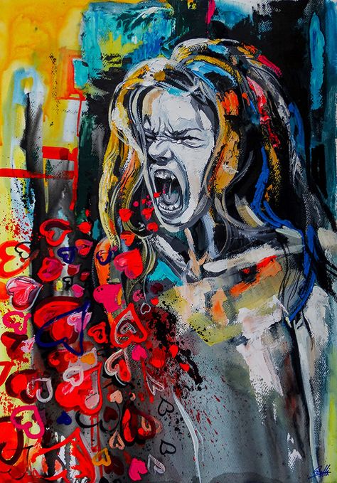 I Paint Human Emotions And Relations In An Unique Perspective | Bored Panda Artwork That Shows Emotion, Different Emotions Art, Emotions To Draw, Abstract Emotions Art, Expressive Painting Feelings, Painting Emotions Feelings, Emotions Painting Feelings Illustrations, Human Emotions Artwork, Emotional Painting Ideas