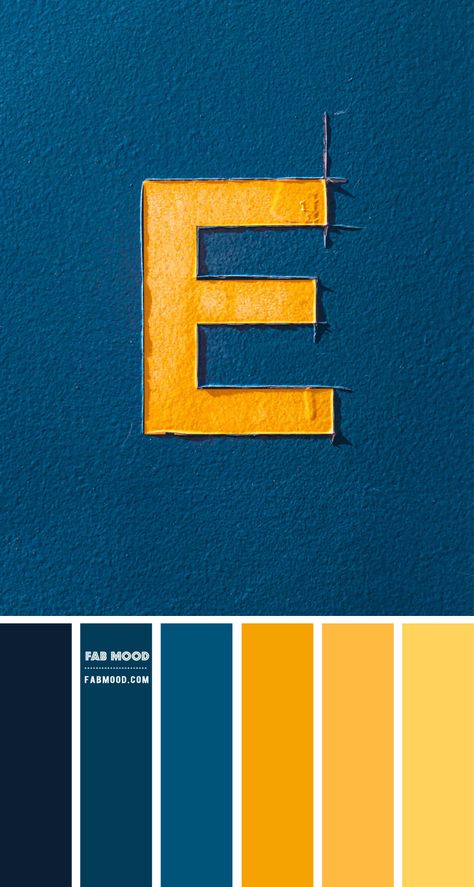 Prussian Blue and Yellow Color Scheme – Prussian Color Combination Navy Blue Complementary Colors, Blue Green Orange Colour Palette, Navy Green Yellow Color Palettes, Navy Contrast Color Palettes, Blue Combos Colour Palettes, Blue Scheme Color, Navy Mustard Color Palette, Navy Blue Orange Color Palette, Color Combinations With Gold