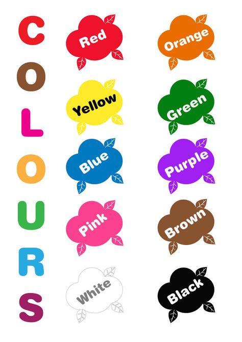 Colors Chart Preschool, Colours Name For Kids, Daycare Room Design, Halloween Classroom Door, Classroom Arrangement, Kids Worksheets Preschool, Halloween Classroom, Coloring Images, Pin Search