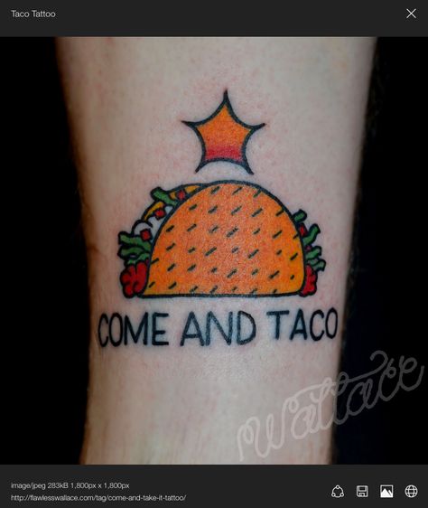 Taco Tattoo, Taco Tattoos, Texas Tattoo, Texas Tattoos, Tattoo Design Ideas, Neo Traditional, Skin Art, Tattoos And Piercings, Maple Leaf Tattoo