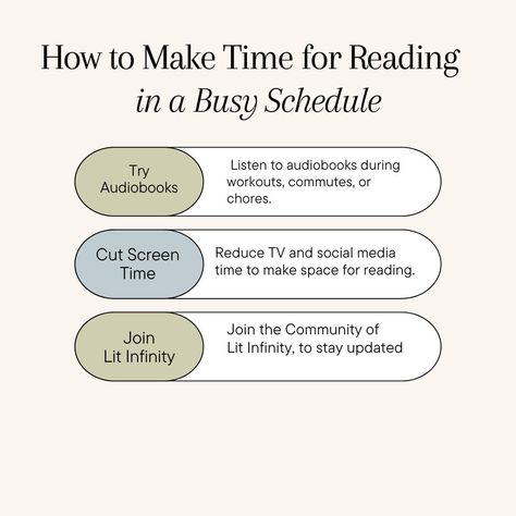 Busy schedule? You can still make time to read! 📚 Try these simple tips to fit books into your daily routine. #ReadingTime #BookLovers #BusyLifeReads Busy Schedule, Reading Time, Busy Life, Make Time, Daily Routine, To Read, Book Lovers, Social Media, Reading