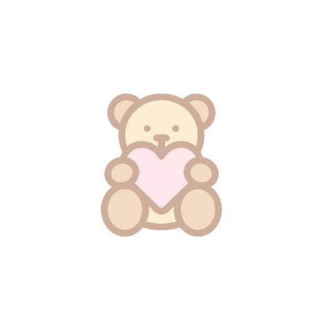 Pink Bear Icon, Lux Packaging, Soft Stickers, Teddy Bear Icon, Bear App, Teddy Bear Sticker, Language App, Bakery Theme, Teddy Bear Logo