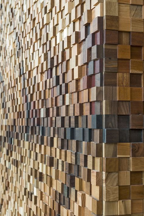 Textura Regular - tridimensional Wood Gifts Diy, Tv Fal, Wood Wall Art Diy, Fa Fal, Wood Architecture, Retail Design Blog, Wall Finishes, Textured Wall, Wall Treatments