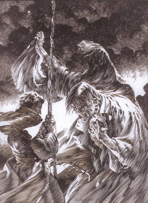 Wrightson Bernie, Wrightson Frankenstein, Berni Wrightson, Ink Clouds, Arte Zombie, Bernie Wrightson, Dry Point, Frankenstein Art, Clouds Art