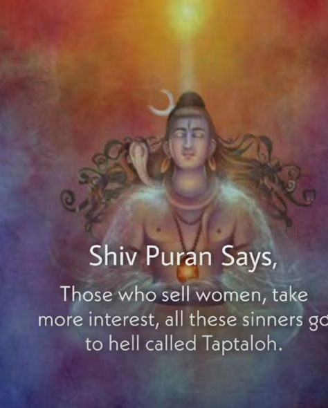 Shiv Puran Quotes, God Mahadev, Shiv Puran, Vedas India, Hinduism Quotes, Mahavatar Babaji, Shiv Parvati, Hindu Quotes, Sunset Quotes Instagram