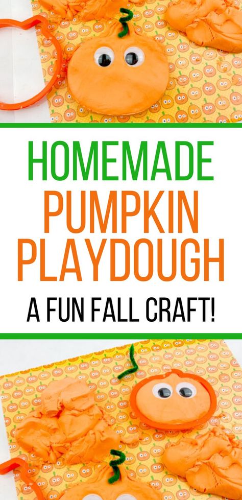 Homemade Cloud Dough, Pumpkin Spice Playdough, Pumpkin Playdough, Sensory Activity For Toddlers, Cloud Dough Recipe, Fall Activity For Kids, Baking Activities, Cloud Dough Recipes, Halloween Activities For Toddlers