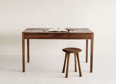 Writing Desk — Richard Watson Desk Top Ideas, Wooden Study Table, Computer Desk Design, Joinery Details, Tree House Designs, Walnut Desks, Computer Table, Writing Pad, Desk Design