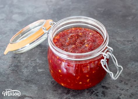 How to Make Awesome Sweet Chilli Jam : 6 Steps (with Pictures) - Instructables Chili Jam Recipe, Chili Jam, Lamb Vindaloo, Sweet Potato Benefits, Sweet Chilli Chicken, Best Chili, Chilli Jam, Doner Kebab, Cooking Sweet Potatoes