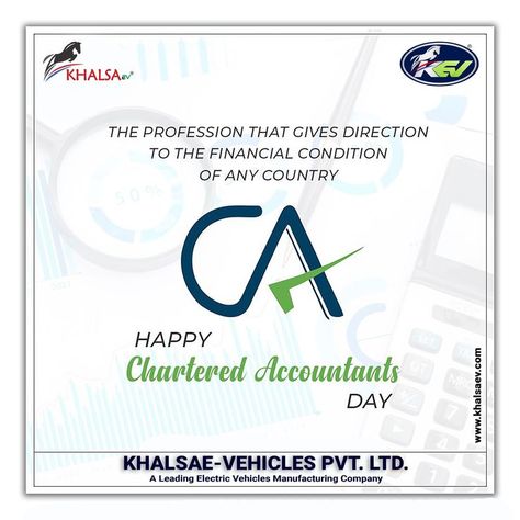 THE PROFESSION THAT GIVES DIRECTION TO THE FINANCIAL CONDITION OF ANY COUNTRY HAPPY CHARTERED ACCOUNTANTS DAY !! KHALSAE-VEHICLES PVT. LTD. VISIT OUR WEBSITE www.khalsaev.com #CADay #HappyCAday #CA #CAday2022 #happyCAday2022 Give Directions, Chartered Accountant, Professions, Accounting, Conditioner