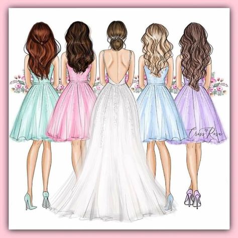 Silhouette Fashion Illustration, Silhouette Fashion, Green Wedding Decorations, Bride Clipart, Bride And Groom Silhouette, Jungle Theme Birthday, Fashion Illustration Watercolor, Wedding Painting, Floral Border Design