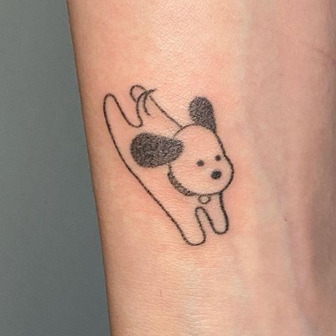 Snoopy Tattoo, Me Tattoo, Princess Tattoo, Baby Snoopy, Bts Tattoos, My First Year, Dog Tattoo, To Touch, Dog Tattoos