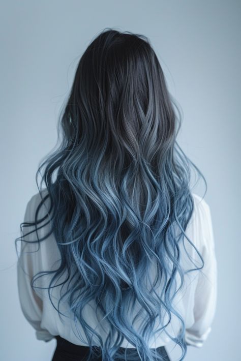 47+ Cozy Winter Hair Color Ideas for 2024 Brown And Blue Ombre Hair, Ash Blonde Balayage Dark, Cool Tone Hair Colors, Midnight Black Hair, Deep Plum Hair, Dark Burgundy Hair, Hair Color And Cuts, Edgy Hair Color, Plum Hair