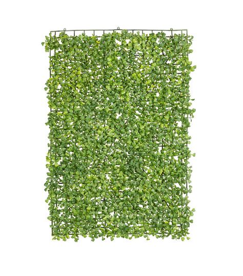 23" x 16" Boxwood Floral Tile by Bloom Room Faux Boxwood, Floral Tile, Terrace Decor, Floral Tiles, Empty Wall, Joanns Fabric And Crafts, Floral Wall, Artificial Plants, Craft Stores