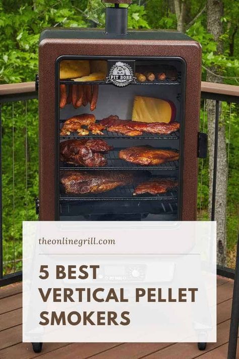 Smokers And Grills, Backyard Bbq Area, Ribs Sauce, Best Outdoor Grills, Brine Turkey, Pellet Burner, Backyard Smokers, Vertical Smoker, Grill Stations