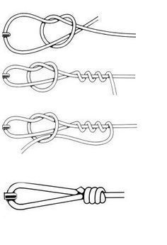 How to Tie a Fishing #carpfishingrig How to Tie a Fishing #carpfishingrig Fly Fishing Knots, Fishing Hook Knots, Hook Knot, Loop Knot, Survival Knots, Knots Guide, Bass Fishing Tips, Knots Diy, Knots Tutorial