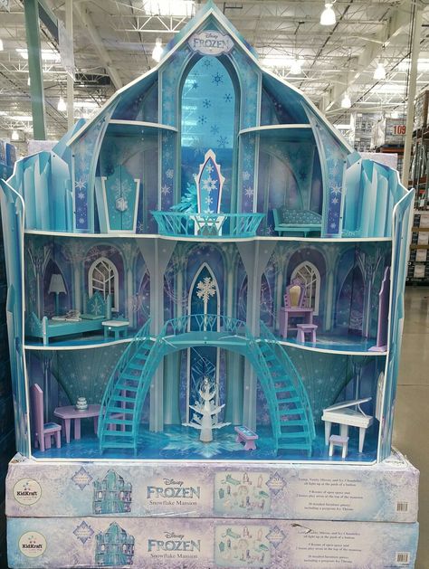 Elsa House Disney Frozen, Frozen Dollhouse, Elsa House, Disney Frozen Dolls, Monster High House, Frozen Castle, Frozen Dolls, Dragon Wallpaper Iphone, Frozen Themed Birthday Party