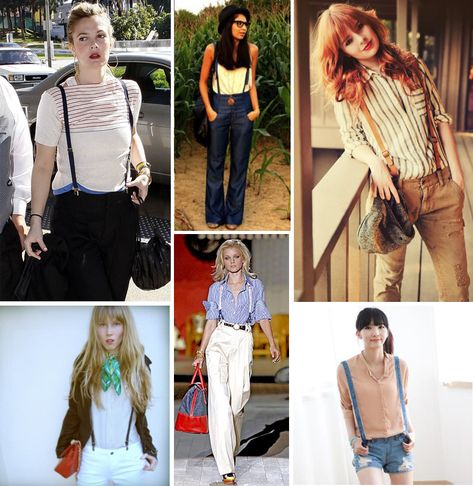 A Woman's Guide to Suspenders | SuspenderStore.com Blog How To Wear Suspenders Women, Suspenders Women Outfits, Women Suspender Outfits, How To Wear Suspenders, Outfits With Suspenders, Suspenders Fashion, Suspenders Outfit, Girls In Suspenders, Nice Clothing