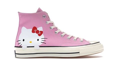 Hello Kitty Converse, Hi Hello, Hello Kitty Pink, Pink Men, Converse Sneakers, Pink Shoes, Converse Chuck Taylor All Star, Chuck Taylor All Star, Converse Chuck