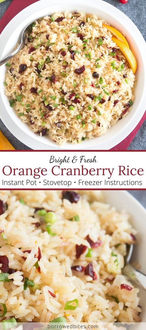 Orange Rice Recipe, Citrus Rice, Cranberry Rice, Orange Rice, Quick Easy Side Dishes, Burger Side Dishes, Rice Side Dish Recipes, Steak Side Dishes, Fresh Orange Juice