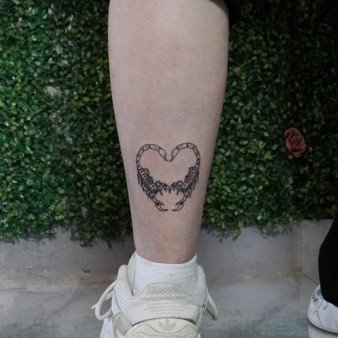 ❈ Artist : @jax.tattoo . . #tattoo #tattoos #tattooist #southafricantattoo #southafricantattooartist Matching Scorpio Tattoos, Heart Tattoo Fine Line, Scorpion Heart Tattoo, Jax Tattoo, Scorpion Tattoo Ideas, Placement Tattoo, Private Tattoo Studio, Tattoos 2024, Inspo Tattoo