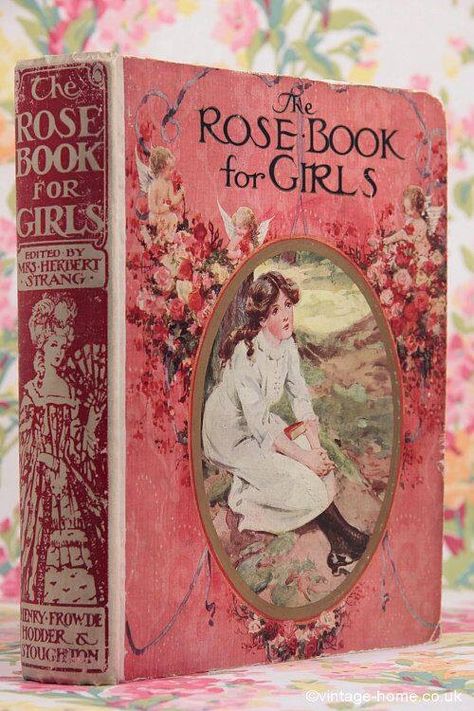 Rose Book, Illustration Art Nouveau, Vintage Book Covers, Beautiful Book Covers, Book Cover Art, Vintage Children's Books, Book Girl, Old Books, I Love Books