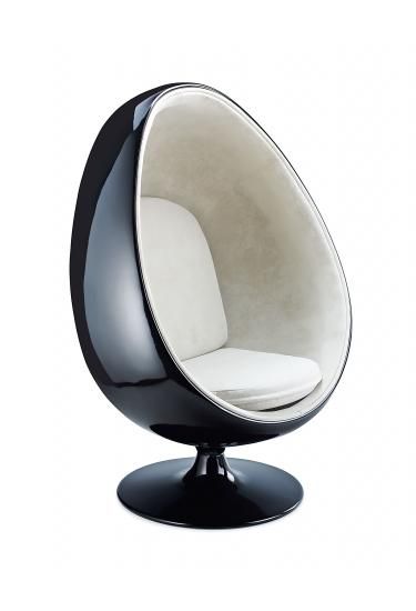 Egg Pod Chair White Futuristic Chair Design, Black Egg Chair, Futuristic Chair, Commercial Bar Stools, Pod Chair, Breakfast Bar Stools, Industrial Bar Stools, Designer Bar Stools, Industrial Bar