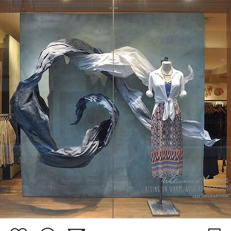 Anthropologie Window Display, Anthropologie Display, Fashion Window Display, Window Display Retail, Visual Merchandiser, Short Hills, Store Window Display, Visual Merchandising Displays, Store Window Displays