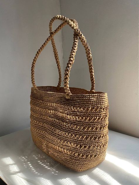 Handmade Renee Raffia Bag, Raffia Bag, Handmade Bag, Crochet Bag, Straw Bag, Raffia Tote Bag, Basket Bag, Tote Bag - Etsy Turkey Rafia Bag, Crochet Macrame, Raffia Tote Bag, Woman Bag, Summer Bag, Raffia Bag, Handmade Bag, Bag Crochet, Basket Bag