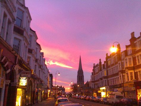 Muswell Hill, London Muswell Hill London, Muswell Hill, The Kinks, London Love, Red Sky, London Life, Fantasy Romance, Oh The Places Youll Go, London Uk