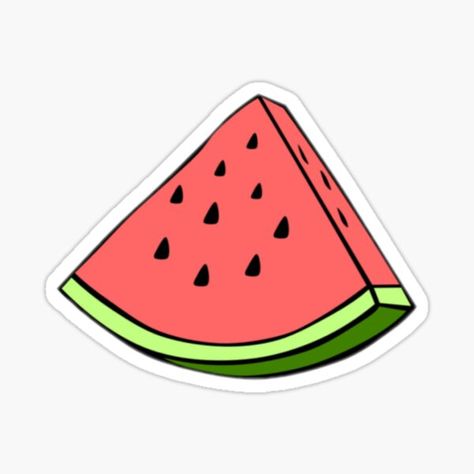 Watermelon Sticker, Watermelon Cartoon, Watermelon Illustration, Cloud Stickers, Watermelon Designs, Cute Watermelon, Tumblr Stickers, Planner Bullet Journal, Diy Stickers