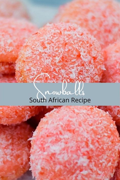 Snow Ball Recipe, Homemade Snowballs Recipes, Snow Balls Recipe, Almond Joy Snowballs, Coconut Snowball Cake, Vinger Happies, Scottish Snowball Recipe, Snowball Recipe, Snowball Cake Recipe