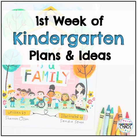 Kindergarten Positive Affirmations, First Day Of School Kindergarten Ideas, Kindergarten Room Ideas, Back To School Kindergarten Activities, Kindergarten Name Activities, First Week Of Kindergarten, Classroom Checklist, Kindergarten First Week, Teaching Subtraction