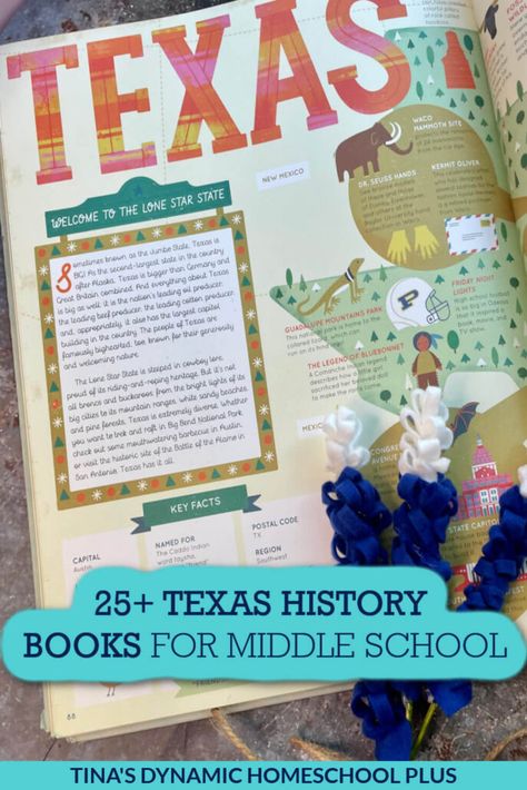 Homeschool Unit Study Ideas, Texas Homeschool, Books For Middle School, Unit Study Ideas, United States Geography, Texas Living, Toddler Homeschool, Homeschool Elementary, Homeschool Encouragement