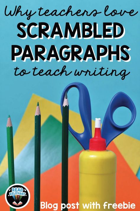 Paragraph Activities, Paragraph Writing Activities, 6th Grade Writing, Fun Writing Activities, Teach Writing, Writing Mini Lessons, 5th Grade Writing, Teaching High School English, 4th Grade Writing