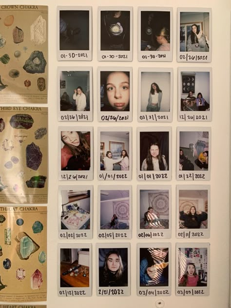 College Apartment Polaroid Wall, Sentimental Room Decor, Polaroid Guest Wall, Polaroid On The Wall, Guest Polaroid Wall, Cute Ways To Display Polaroids, Wall Of Polaroids, Bedroom Polaroid Wall, Polaroid Wall Aesthetic