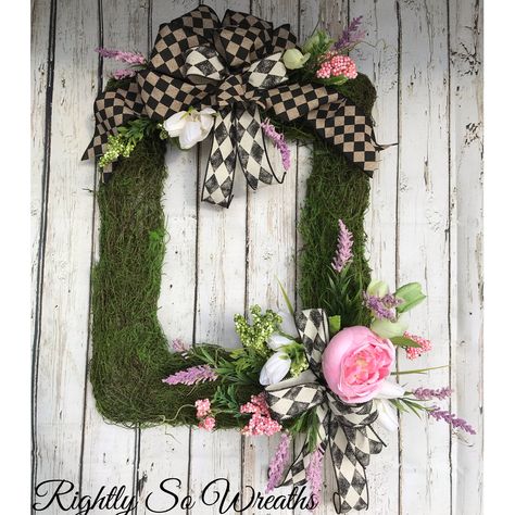 Spring front door wreath, Easter , spring , spring decoration,wreath,Easter decoration. Easter Front Porch Decor, Easter Front Porch, Greenery Wedding Decor, Moss Wreath, Spring Front Door Wreaths, Diy Spring Wreath, Wreath Making Supplies, Budget Friendly Decor, Hanging Wreath