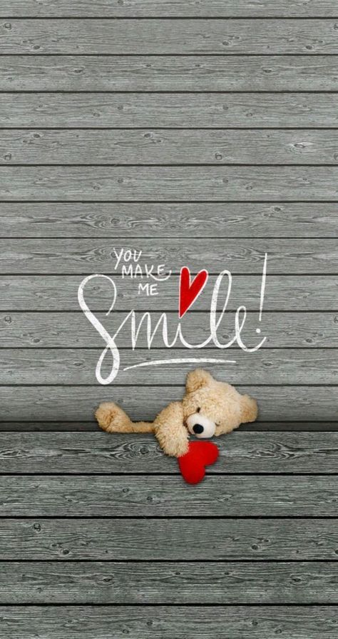 Paper Phone, The Best Wallpapers, Teddy Bear Wallpaper, Smile Wallpaper, Wall Paper Phone, Happy Wallpaper, Teddy Bear Pictures, Best Wallpapers, Iphone Wallpaper Pattern