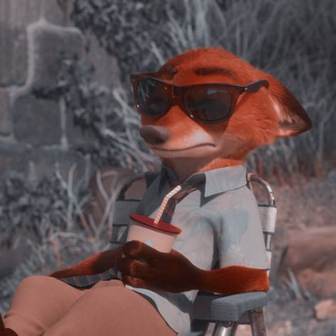 Zootopia Aesthetic, Animation Aesthetic, Nick Wilde, Disney Zootopia, Zootopia, Aesthetic Icon, Fox, Disney, Wall