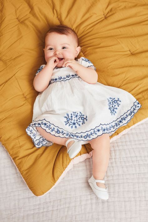 Newborn Girl Dresses, Baby Dress Patterns, Baby Dresses, Baby Photoshoot