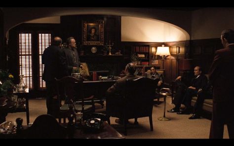 The Godfather 1972, Godfather 1972, Corleone Family, Rembrandt Portrait, Don Vito Corleone, Don Corleone, Beautiful Cinematography, Godfather Movie, Dutch Angle