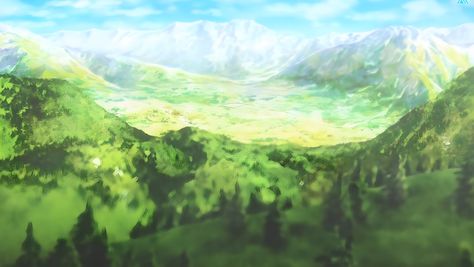 Anime Mountain Background, Anime Mountain, Background Anime, Mountain Background, Mountain Illustration, Anime City, Sky Mountain, Anime Backgrounds, Violet Evergarden