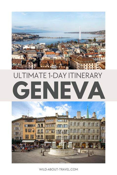 Wondering what is a perfect 1-day Geneva itinerary? Discover the best things to do in Geneva and the city's top attractions. geneva Switzerland |  geneva Switzerland travel | geneva switzerland itinerary |  1 day in geneva | #geneva #switzerland One Day In Geneva Switzerland, What To Do In Geneva Switzerland, Things To Do In Geneva Switzerland, Geneva Switzerland Travel, Ski Europe, Things To Do In Geneva, Paris Trip Planning, Switzerland Geneva, Switzerland Itinerary