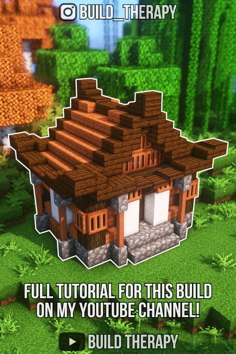 In this video, I show you How to Build a Simple Japanese Starter House in Minecraft! This easy and Simple Tutorial will show you exactly How to Build it yourself in Minecraft and exactly what materials you will need to do so! Minecraft Japanese Roof Guide, Minecraft Simple Japanese House, Minecraft Japanese House Easy, Minecraft Small Japanese Shrine, Tiny Japanese House Minecraft, Small Japanese Style Minecraft House, Japanese Hut Minecraft, Minecraft Japanese Starter House, How To Build House In Minecraft