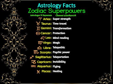 Astrology Facts Zodiac Superpowers Zodiac Superpowers, Zodiac Powers, Birth Signs, Dear Zindagi Quotes, Eye Facts, Signs Horoscope, Dear Zindagi, Zodiac Signs Chart, Minds Journal