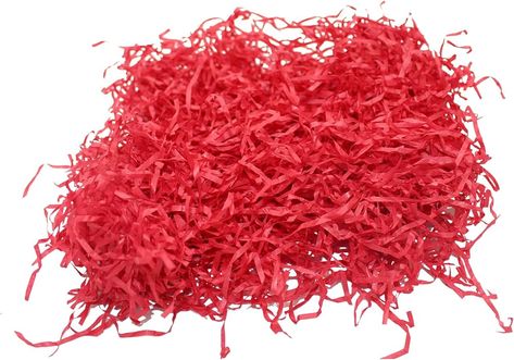 Sunrise Packaging Shredded Tissue Paper, Coloured Paper, Recyclable Shredded Paper, Multi-Purpose, DIY Craft Shredded Paper, Decorative Paper (Red) : Amazon.co.uk: Home & Kitchen Valentines Basket, Shredded Tissue Paper, Valentine Baskets, Red Tissue Paper, Coloured Paper, Shredded Paper, Unique Valentines, Decorative Paper, Craft Box