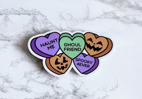 Spooky Candy Hearts, Halloween Candy Hearts Tattoo, Sweetheart Candy Tattoo, Conversation Heart Tattoo, Valentines Tattoos, Valentine Goth, Nerdy Decor, Candy Tattoo, No Valentine