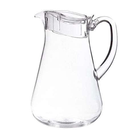 Amazon.com | STORi Clear Plastic 64-ounce Pitcher with Lid: Carafes & Pitchers Best Alkaline Water, Brita Water Filter, Pitcher With Lid, Iced Tea Pitcher, Water Filter Pitcher, Drink Pitcher, Water Carafe, Tea Pitcher, Peach Tea