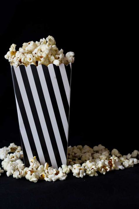 Parmesan Popcorn, Black Popcorn, Cheese Popcorn, Oscar Viewing Party, Popcorn Kernels, Night Circus, Truffle Oil, Viewing Party, Crowd Pleaser