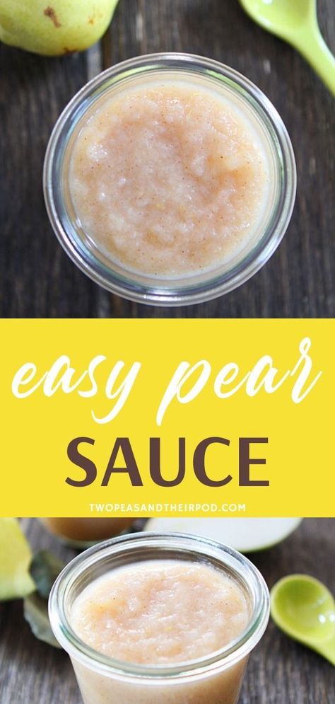 Pear Sauce Recipe, Pear Recipes Easy, Pear Sauce, Canned Pears, Pear Dessert, Pear Recipes, Smell Amazing, Garden Recipes, Canning Recipes