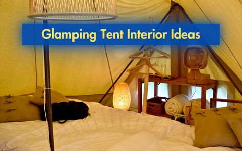 Glamping Tent Interior Ideas: Elevate Your Outdoor Experience Glamping In A Tent, Glamping Tent Interior Ideas, Diy Glamping Tent, Tent Interior Ideas, Diy Glamping, Glamping Outfit, Tent Interior, Glamping Ideas, Glamping Tent